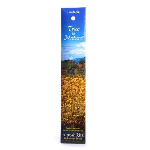 Auroshikha 트루 투 네이쳐 인센스 10g 16개입, Gardenia