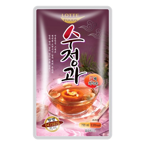 롯데 수정과, 790ml, 10개