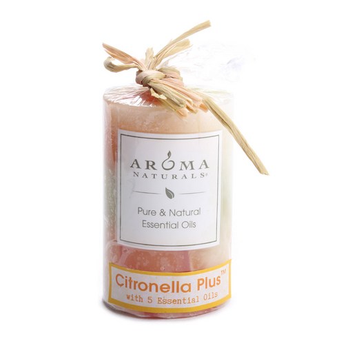 Aroma Naturals 시트로넬라 필라 캔들, Pure and Natural
