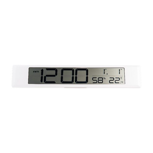 넥서스 Q0280-B 온도습도표시 벽탁상겸용 대형 디지털벽시계, 화이트