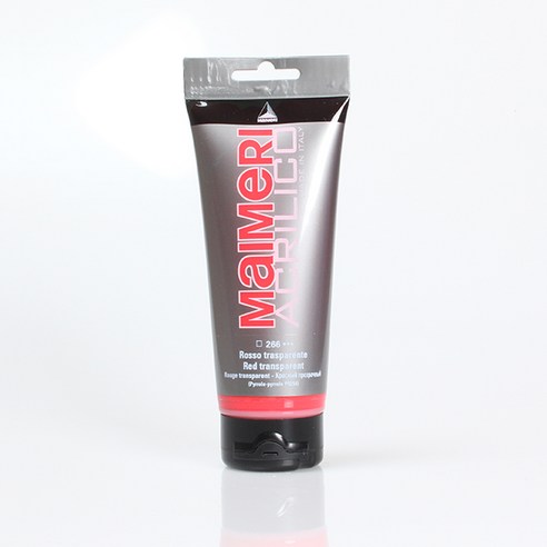 마이메리 아크릴리코 200ml 낱색 아크릴물감, 266 AM TRANSPARENT RED, 1개