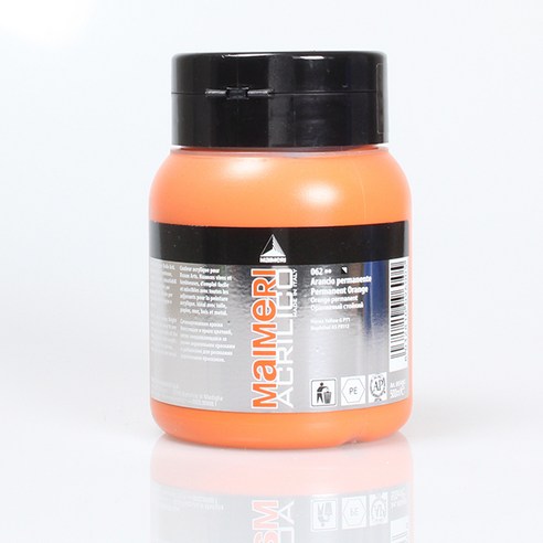 마이메리 아크릴리코 500ml 낱색 아크릴물감, 062 AM PERMANENT ORANGE, 1개