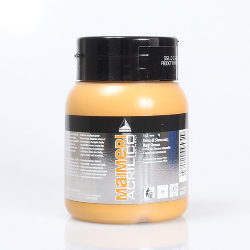 마이메리 아크릴리코 500ml 낱색 아크릴물감, 161 AM RAW SIENNA, 1개