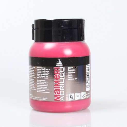 마이메리 아크릴리코 500ml 낱색 아크릴물감, 166 AM CARMINE, 1개