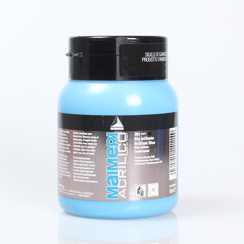 마이메리 아크릴리코 500ml 낱색 아크릴물감, 364 AM BRILLIANT BLUE, 1개
