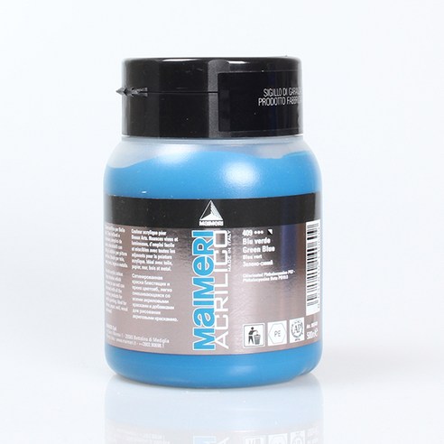 마이메리 아크릴리코 500ml 낱색 아크릴물감, 409 AM GREEN BLUE, 1개