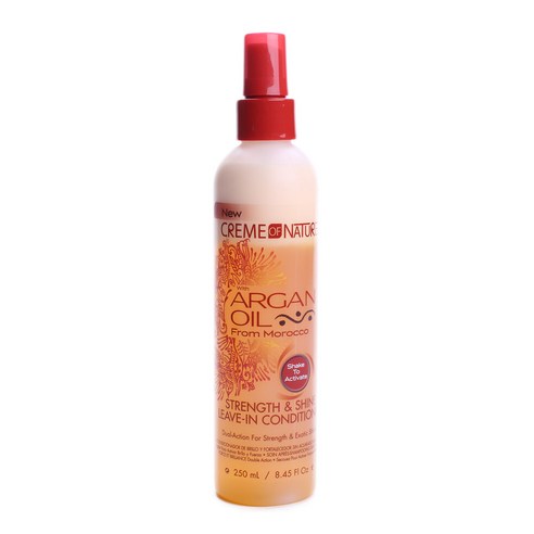크림오브네이처 아르간 오일 스트렝스 & 샤인 리브-인 컨디셔너, 250ml, 4개