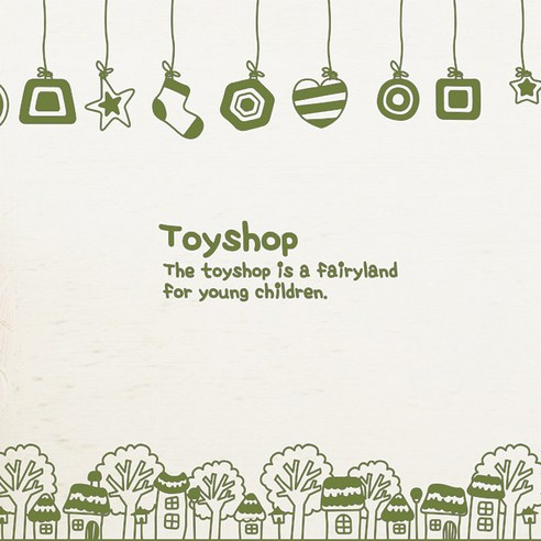 [뭉키데코] Toyshop4, 올리브