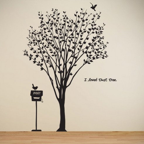[뭉키데코] Love tree, 블랙