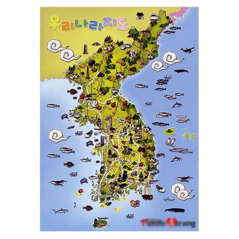 비앤비퍼즐 우리나라 지도 퍼즐 150조각, 1개