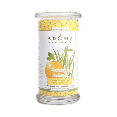 아로마내츄럴스 내추럴 소이 에센셜 오일 자캔들, 480g, Ambiance