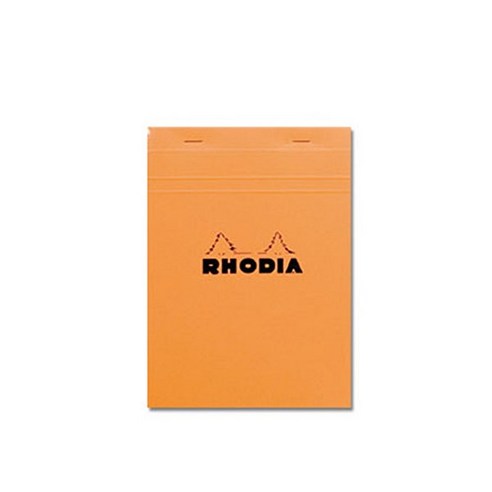 로디아 메모패드 no.12-격자_3개 묶음, 오렌지, 1세트