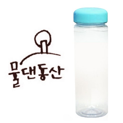 1AM 캘리그라피 보틀 하늘뚜껑, 물댄동산 (갈색), 500ml
