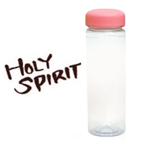 1AM 캘리그라피 분홍뚜껑 보틀, Holy S (갈색), 500ml