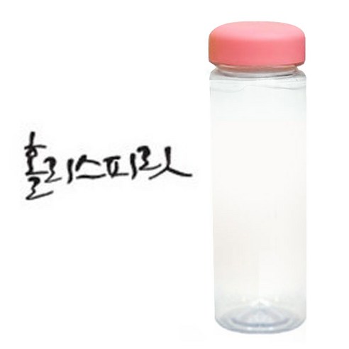1AM 캘리그라피 분홍뚜껑 보틀, 홀리스피릿 (진회색), 500ml
