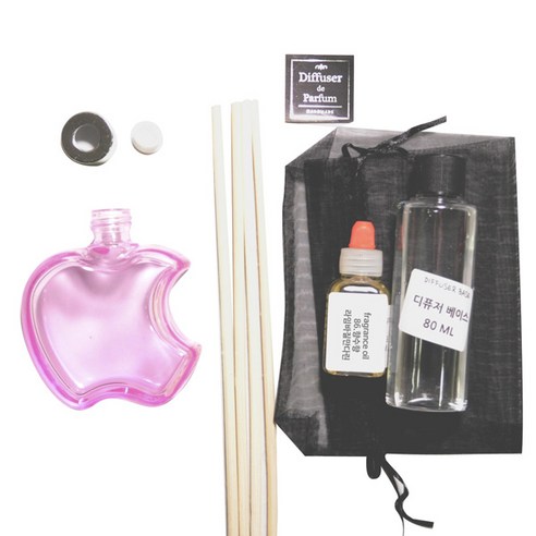 디퓨저KIT-애플6mm우드 핑크-향수향, 110ml, LIME BASIL MANDARIN