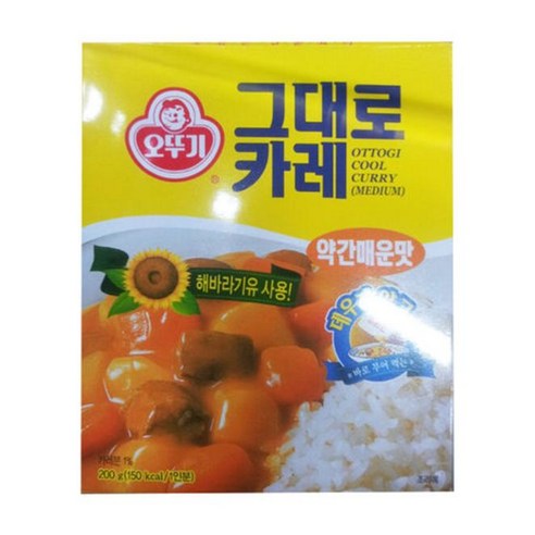 오뚜기 그대로카레 약간매운맛