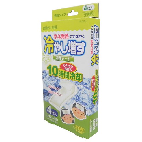 코쿠보 열냉각시트 무향, 4매, 3개