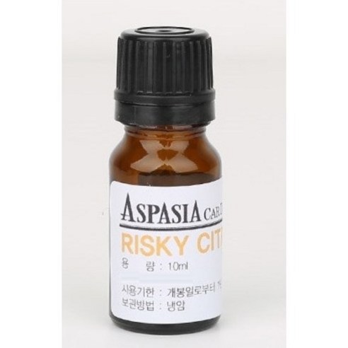 아스파시아 021 차량용 디퓨저 리필 2개, 리스키 시트러스, 10ml
