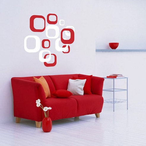메이크스그래픽스티커, 생각속으로(White+Red)