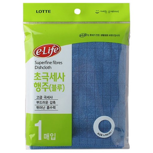 [롯데] 이라이프 초극세사 행주, 1개