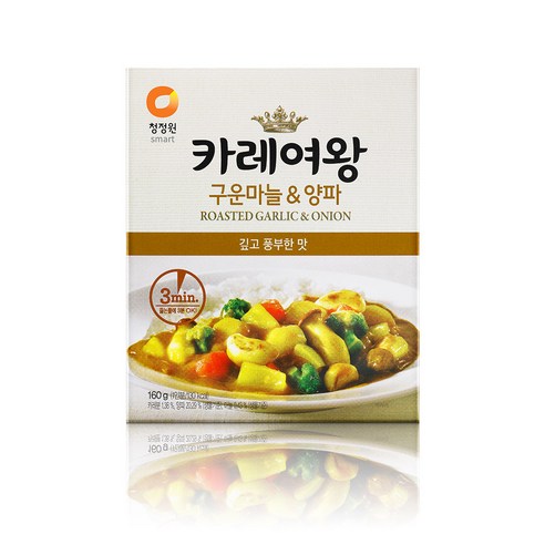 청정원 카레여왕 구운마늘양파, 160g, 3개
