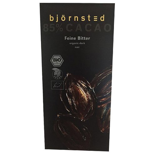 뵨스테드 유기농 다크 초콜렛, 100g, 1개