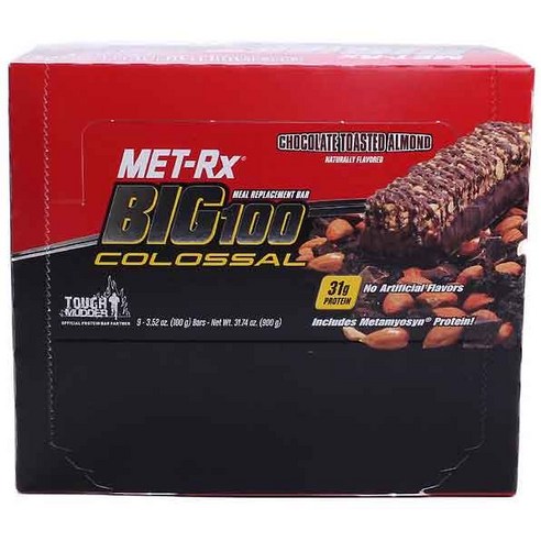 MET-Rx 빅 100 콜로설 100g, 9개입, Chocolate Toasted Almond