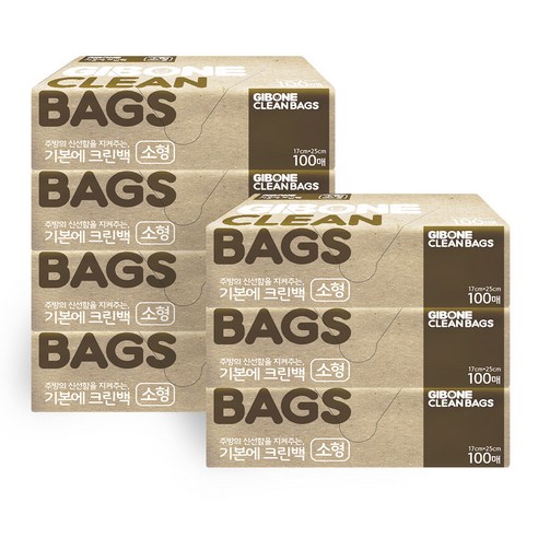 기본에 크린백 소 100매, 100개입, 7개