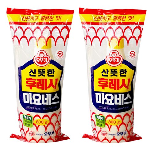오뚜기 후레시 마요네즈, 800g, 2개