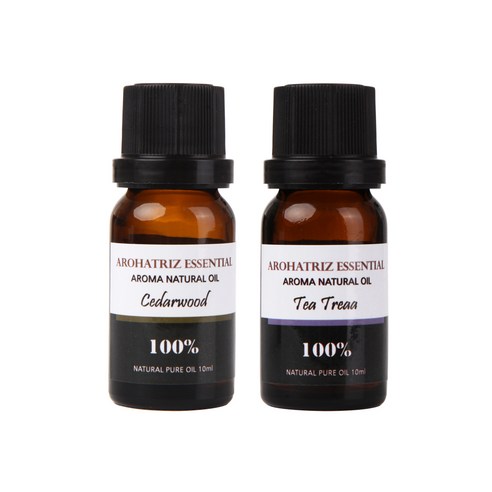 아로하트리즈 다용도오일, 시더우드 10ml,  티트리 10ml, 1개