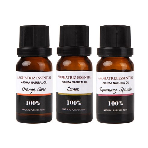 아로하트리즈 다용도오일, 스윗 오렌지 10ml,  레몬 10ml,  로즈마리 10ml, 1개