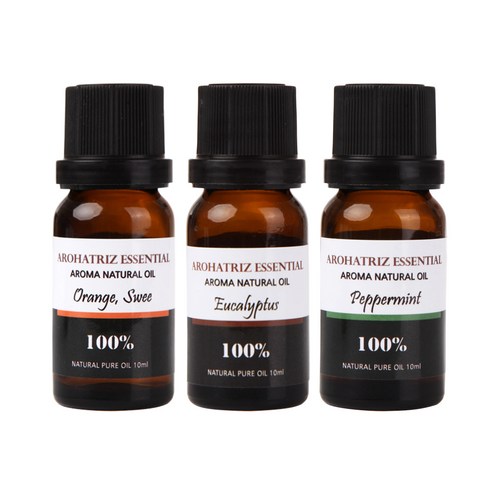 아로하트리즈 다용도오일, 스윗 오렌지 10ml,  유칼립 투스 10ml,  페퍼민트 10ml, 1개