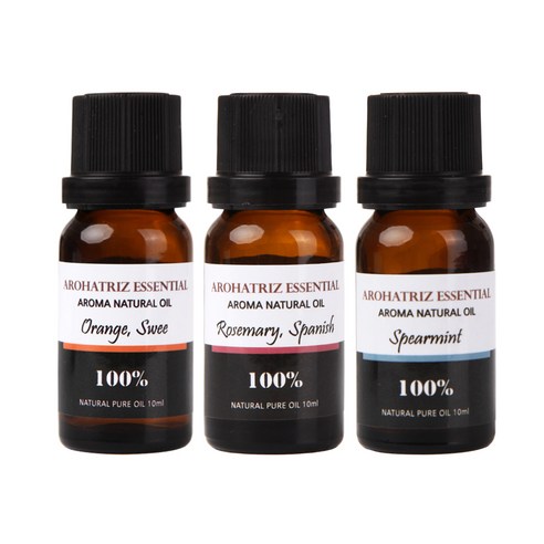 아로하트리즈 다용도오일, 스윗 오렌지 10ml,  로즈마리 10ml,  스피아민트 10ml, 1개