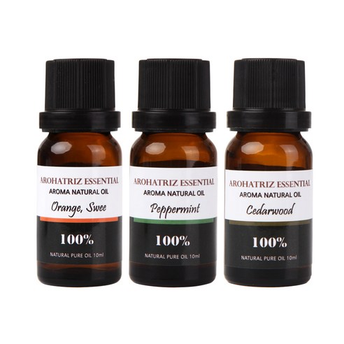 아로하트리즈 다용도오일, 스윗 오렌지 10ml,  페퍼민트 10ml,  시더우드 10ml, 1개