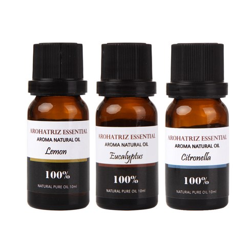 아로하트리즈 다용도오일, 레몬 10ml,  유칼립 투스 10ml,  시트로 렐라 10ml, 1개