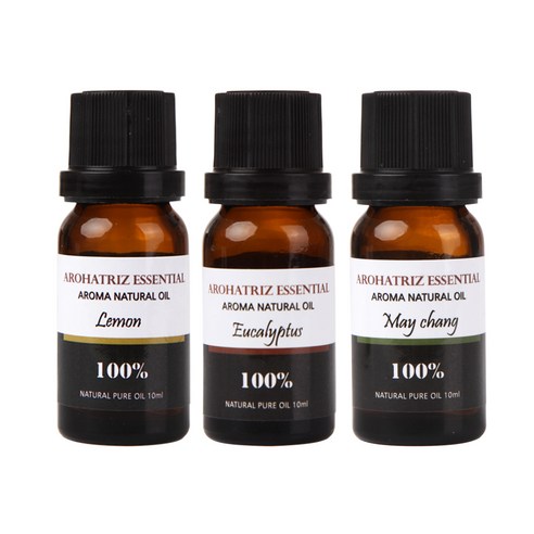 아로하트리즈 다용도오일, 레몬 10ml,  유칼립 투스 10ml,  메이청 10ml, 1개