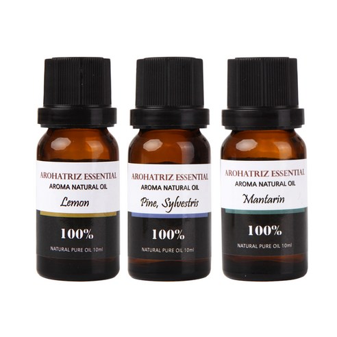 아로하트리즈 다용도오일, 레몬 10ml,  파인 10ml,  만다린 10ml, 1개