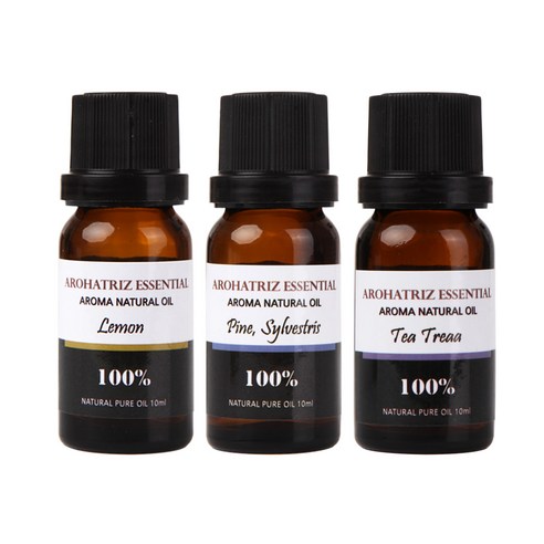 아로하트리즈 다용도오일, 레몬 10ml,  파인 10ml,  티트리 10ml, 1개