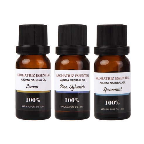 아로하트리즈 다용도오일, 레몬 10ml,  파인 10ml,  스피아민트 10ml, 1개