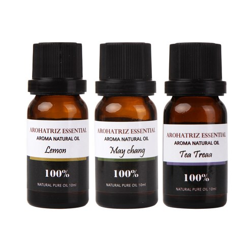 아로하트리즈 다용도오일, 레몬 10ml,  메이청 10ml,  티트리 10ml, 1개