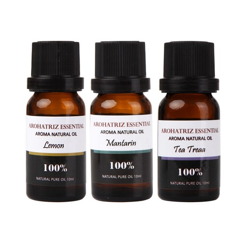 아로하트리즈 다용도오일, 레몬 10ml,  만다린 10ml,  티트리 10ml, 1개