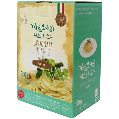 이지쉐프 까르보나라 파스타 소스, 150g, 4개입