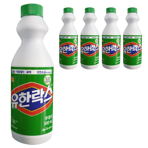 유한락스 후레쉬, 500ml, 5개