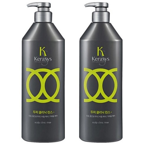 케라시스 두피클리닉 린스 플러스, 600ml, 2개