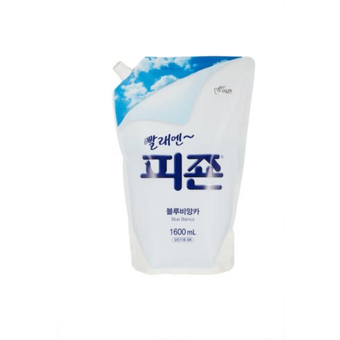 피죤 프리미엄 섬유유연제 블루비앙카 리필, 1.6L, 2개