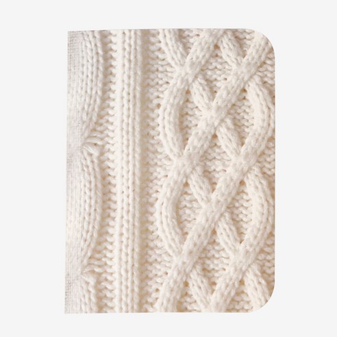 라잇트리 KNIT note 줄지, IVORY