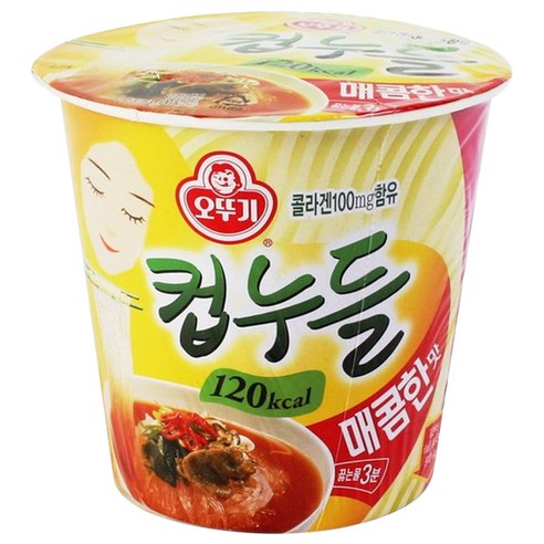 오뚜기 컵누들 매콤한맛 37.8g, 1개