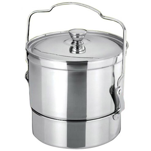 키친플라워 스테인레스 음식물쓰레기통 4.5L, 1개