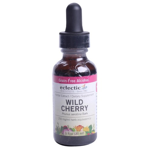 에클렉틱인스티튜트 그레인-프리 알콜 와일드 체리 250mg/ml, 30ml, 1개